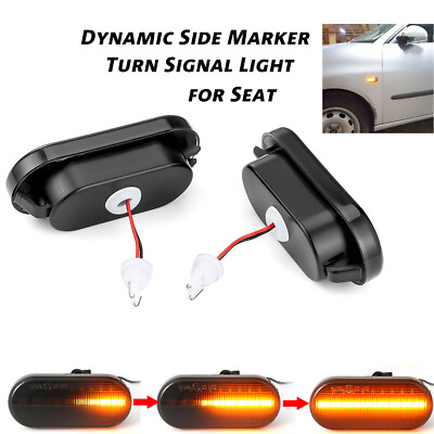 #ad Led Dynamic Side Marker Turn Signal Light For SEAT Leon Ibiza 6L Cordoba Toledo $18.90