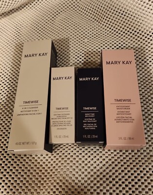 #ad MARY KAY TimeWise Miracle Set 3D 4 Piece Set Normal Dry Mk New Ex05 25 $65.00