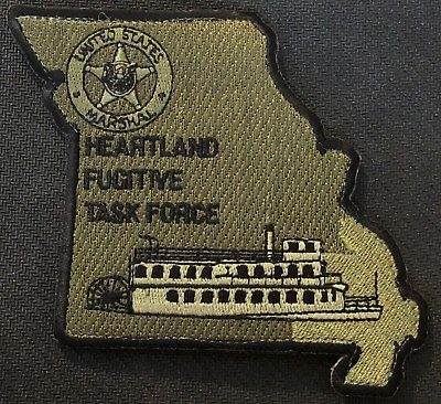#ad US Marshals Service Heartland Fugitive TF FirstGEN noV OD patch Very Rare $24.95