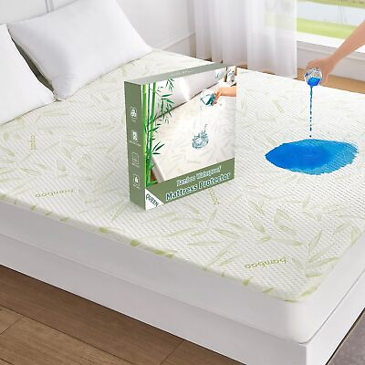 #ad Queen Waterproof Mattress Pad Cover Soft Breathable Cooling Mattress Pad Cov... $44.23