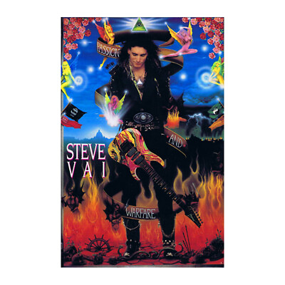 #ad Steve Vai Passion And Warfare Wall Art Painting Poster Print 36x24 inches $48.88