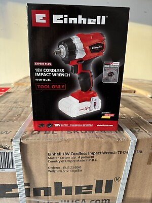 #ad Einhell TE CW 18 Li BL 18v Cordless Brushless Impact Wrench Tool Only $40.00