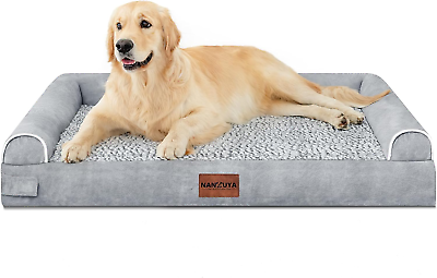 #ad Orthopedic Large Dog Bed Memory Foam Washable Waterproof Removable Cover $62.74