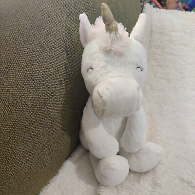 #ad Carters Plush Unicorn White amp; Pink Baby Lovey 15quot; 2017 Style 67263 Stuffed Toy $16.68