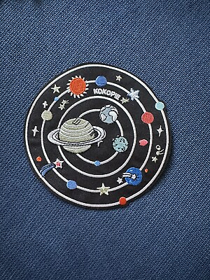 #ad Embroidered Patch Planets Large $10.00