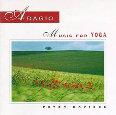 #ad Adagio: Music for Yoga Audio CD By Peter Davison VERY GOOD $5.64
