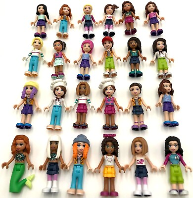 #ad Lego New FRIENDS Girl Female Women Minifigures Doll Figure Town City People $11.99