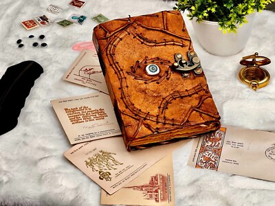 #ad #ad hocus pocus leather journal halloween home decor gifts $39.04
