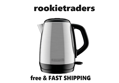 #ad BLACKDECKER 1.7 Liter Electric Cordless Kettle Stainless Steel $20.00