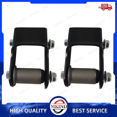 #ad Pair New Rear Leaf Spring Suspension Shackle Kit LH RH for GM Hummer Truck SUV $26.41