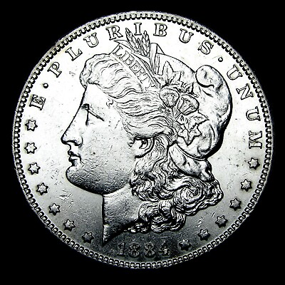 #ad 1884 S Morgan Dollar Silver Stunning Details Coin #UU610 $550.00