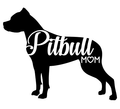 #ad Pit bull Dog Mom Pet Vinyl Decal Laptop Stickers Car Yeti Sticker Custom Window $3.79