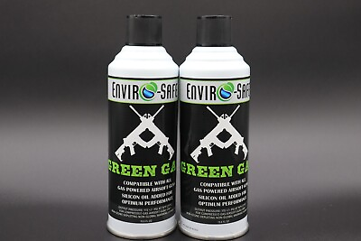 #ad Green Gas Magnum HiGH Powered Compatible ALL Gas Powered Airsoft Guns 2 cans $27.50