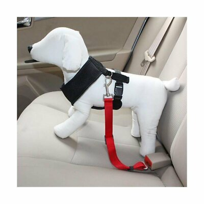 Pet Seat Belt Dog Safety Restraint Adjustable Clip Car Auto Travel Vehicle Safe $4.99