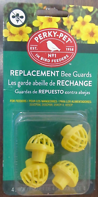 #ad Perky Pet Yellow Bee Guards Hummingbird feeders #205Y NEW $5.19