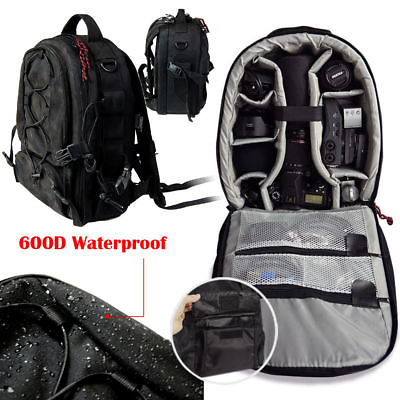 #ad Waterproof DSLR Camera Backpack Bag Case for Canon Nikon Sony Weather Cover USA $55.38