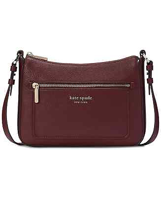 #ad Kate Spade Hudson Medium Leather Crossbody Bag NWT Cordovan $185.00
