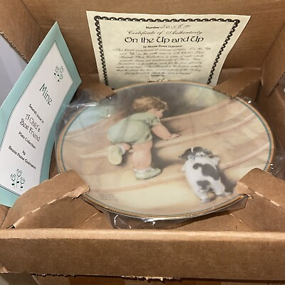 #ad NEW Lot x6 The Hamilton Collection “A Child’s Best Friend”Plates Bessie Gutmann $119.99