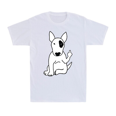 #ad English Bull Terrier Funny Joke Rude Gift Novelty Vintage Men#x27;s T Shirt T shirt $14.99