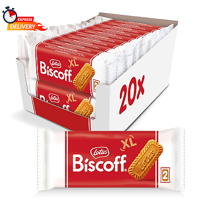 #ad Biscoff Cookies Caramelized Biscuit Cookie Snack Dispenser Box 20 Sleeves of $13.77
