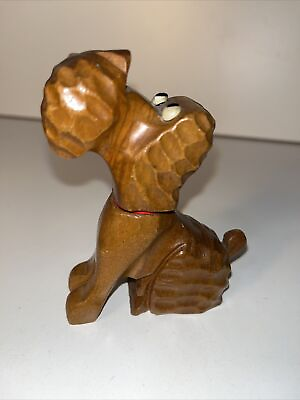 Old Table Lighter Wooden Dog UNIQUE $35.00