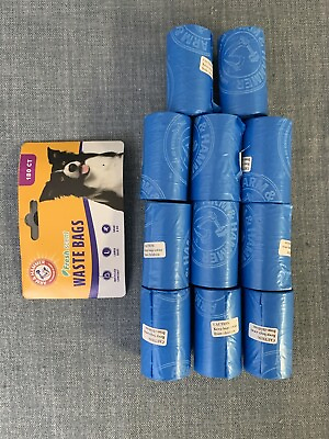 #ad Arm amp; Hammer Easy Tear Disposable Dog Poop Bag Refills Blue 165 Bags New $14.99