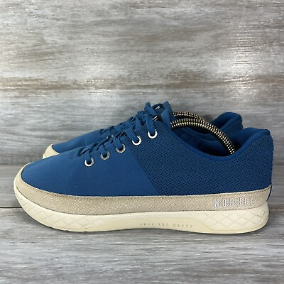 #ad NOBULL Women#x27;s Project Glacier Blue Canvas Athletic Sneakers Size 10 $44.99