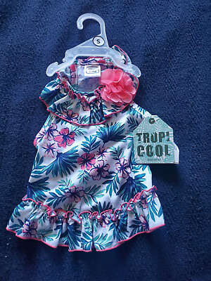 Simply Wag tropical floral dog dress Puppy Dog Small $13.50