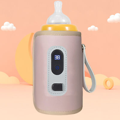 #ad Baby Bottle Heater LCD Display Baby Bottle Warmer Portable Temperature $18.45