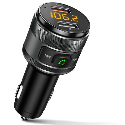 #ad IMDEN Bluetooth 5.0 FM Transmitter for Car 3.0 Wireless Bluetooth FM Radio A $19.82