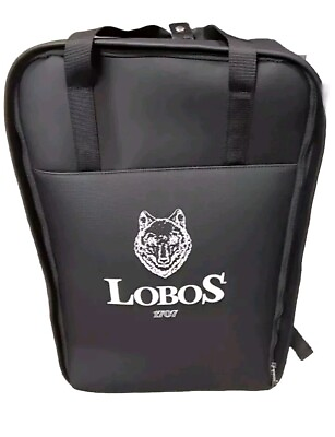 #ad VERY RARE Lobos 1707 Luggage Travel Black Backpack Custom LeBron James NWOT $198.52