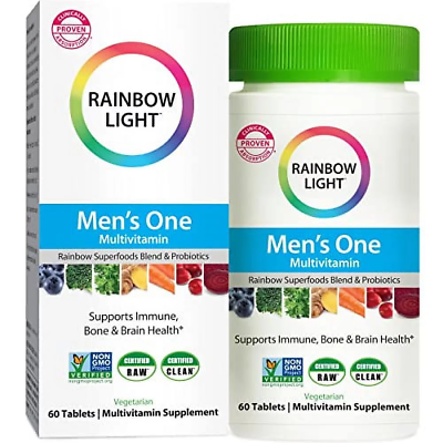 #ad Rainbow Light Men’s One Multivitamin Superfoods and Probiotics 60 ct. $16.89