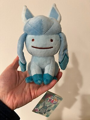 #ad Transform Ditto Glaceon Plush Pokemon Center With Japanese Hang Tag Not USA $89.99