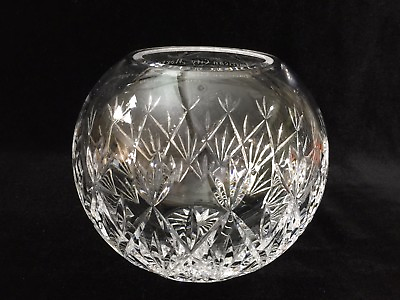 #ad Tiffany amp; Co Cut Crystal quot;American City Mortgage Coquot; 10th Anniversary Rose Bowl $199.99