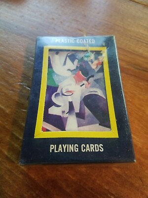 #ad ASTOR VINTAGE ABSTRACT Playing cards ART DECO NO JOKERS $21.21