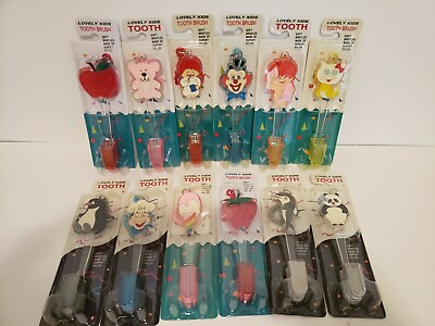 #ad Vintage Lovely Kids 12 Tooth Brushes Looney Tunes Children#x27;s Tooth Brush Lot $30.00