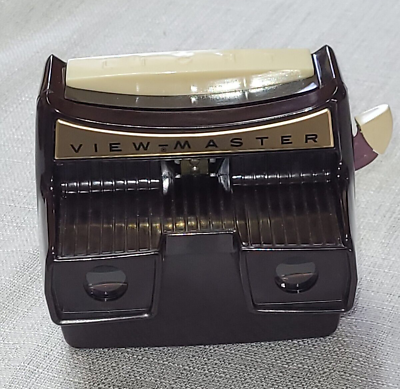 #ad Vtg View Master Brown Sawyer#x27;s Model F Lighted Viewer Working $39.95