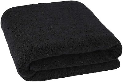 #ad Extra Large Oversized Bath Towels 100% Cotton Turkish Bath Sheet 40x80 Black $34.90