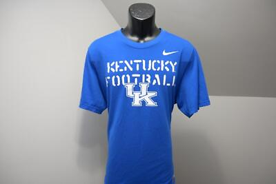 #ad Nike Gym Shirt Dri Fit Kentucky Wildcats Blue Athletic Tee Mens Size Large $22.26