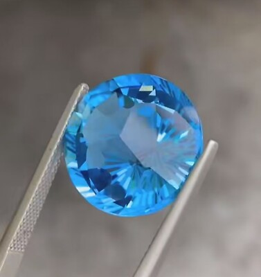 #ad CERTIFIED Natural Diamond 2 Ct Round Cut Blue Color D Grade VVS1 1 Free Gift $62.00