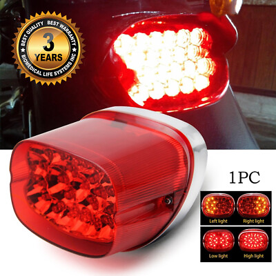#ad #ad New LED Tail Light Turn Brake Lamp for Dyna Road King Fatboy Softail Sportster $26.71