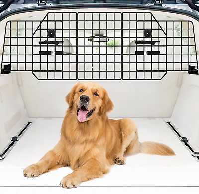 #ad Adjustable Dog Car Barrier for SuvsCarsVehicles Trucks Universal Fit Pet Div $67.23
