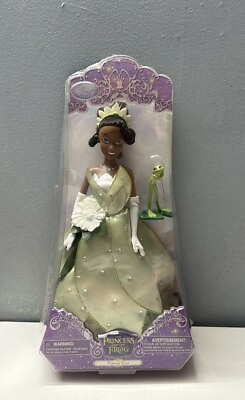 #ad Disney Store Princess amp; The Frog Princess Tiana 12quot; Doll W Frog Figure New $49.99