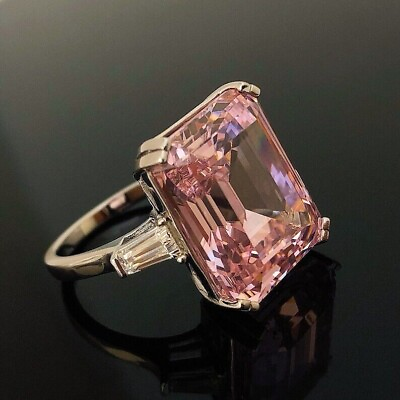 #ad Certified Natural Pink Sapphire 925 Sterling Silver Ring Gift For Free Ship $47.99